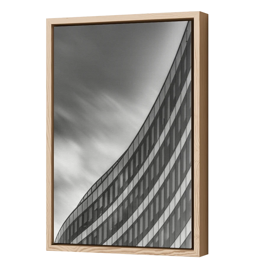 Thumbnail for Canvas - Wood Grain Floating Frame