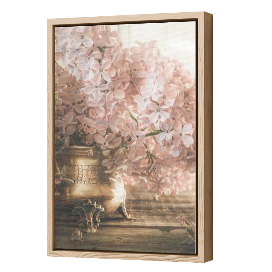 Thumbnail for Canvas - Wood Grain Floating Frame