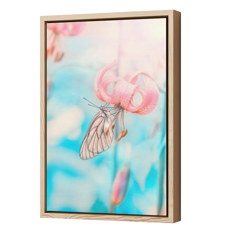 Thumbnail for Canvas - Wood Grain Floating Frame