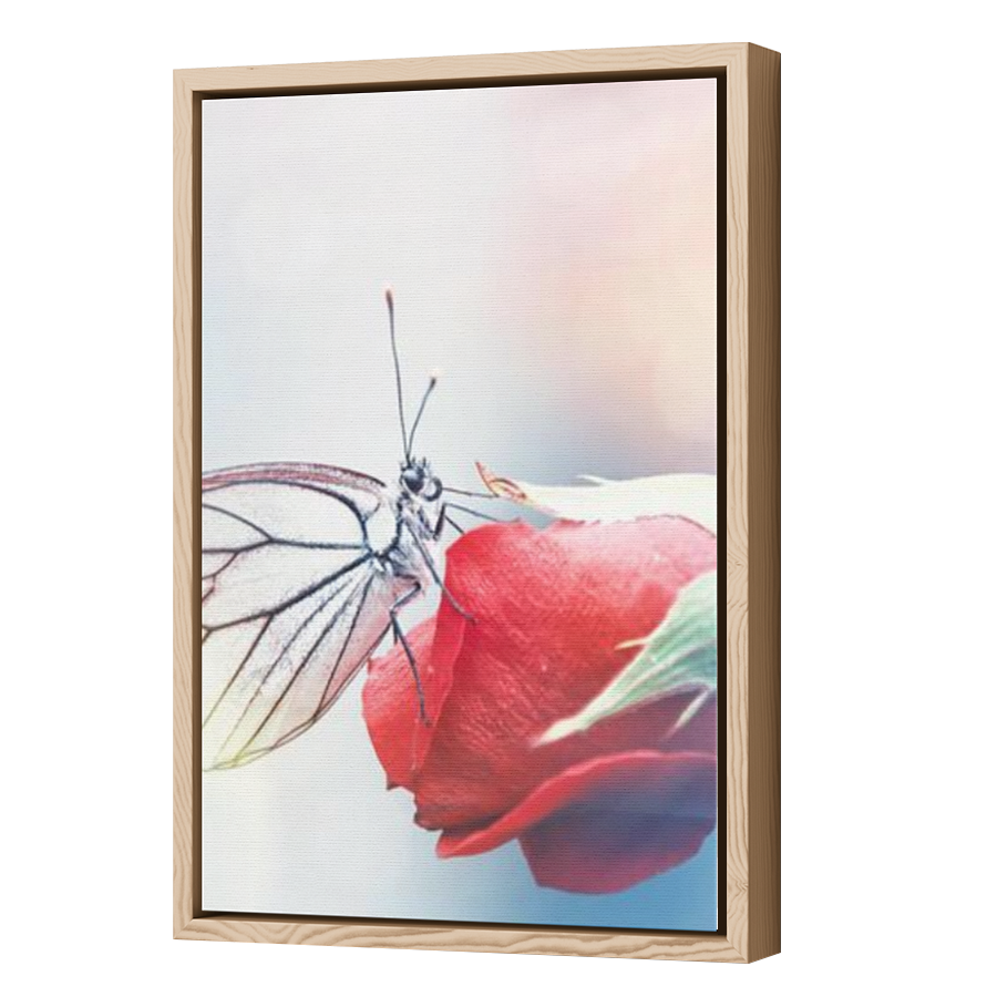 Thumbnail for Canvas - Wood Grain Floating Frame