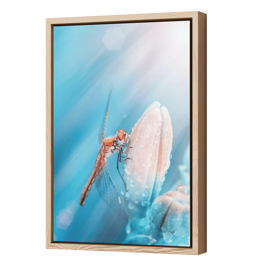 Thumbnail for Canvas - Wood Grain Floating Frame