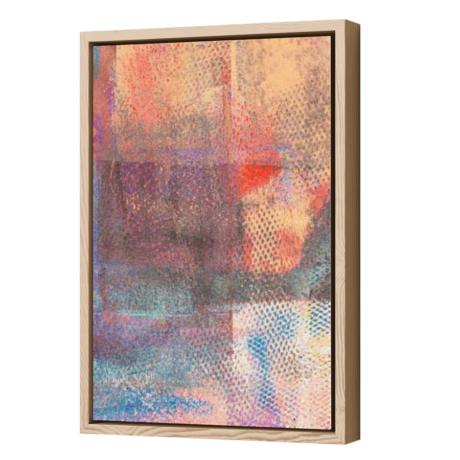 Thumbnail for Canvas - Wood Grain Floating Frame