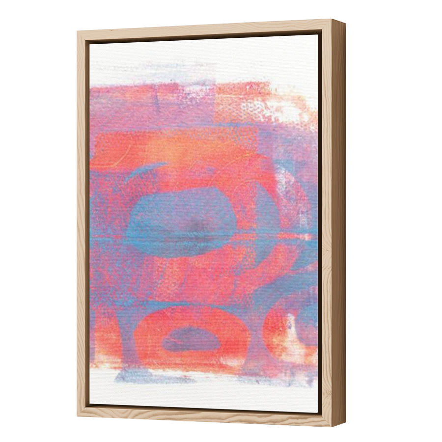 Thumbnail for Canvas - Wood Grain Floating Frame