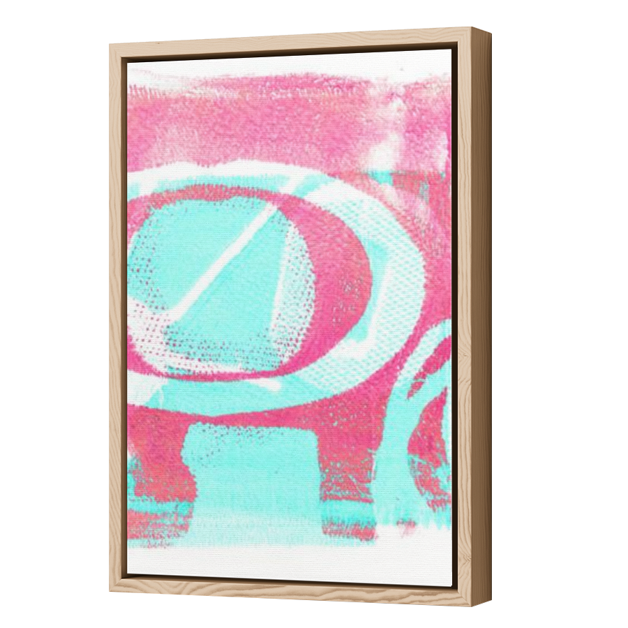Thumbnail for Canvas - Wood Grain Floating Frame