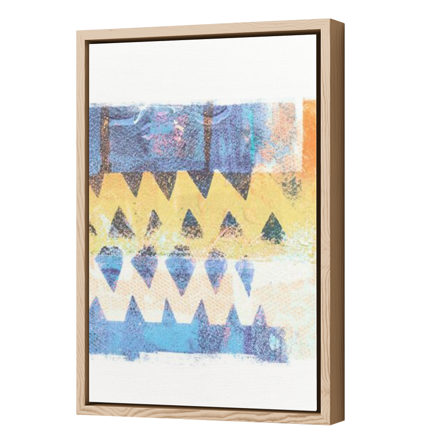 Thumbnail for Canvas - Wood Grain Floating Frame