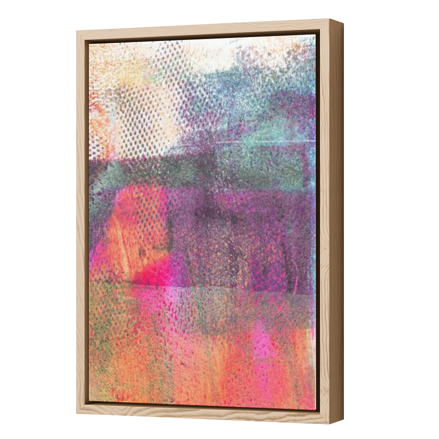 Thumbnail for Canvas - Wood Grain Floating Frame