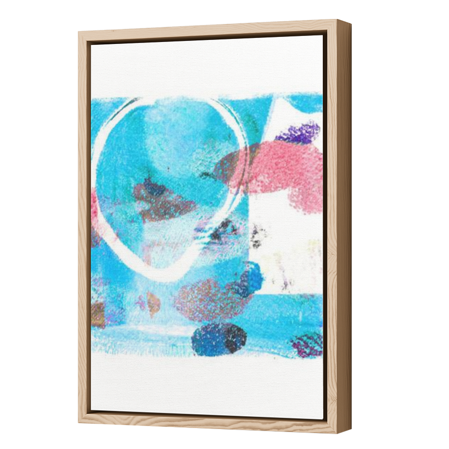 Thumbnail for Canvas - Wood Grain Floating Frame