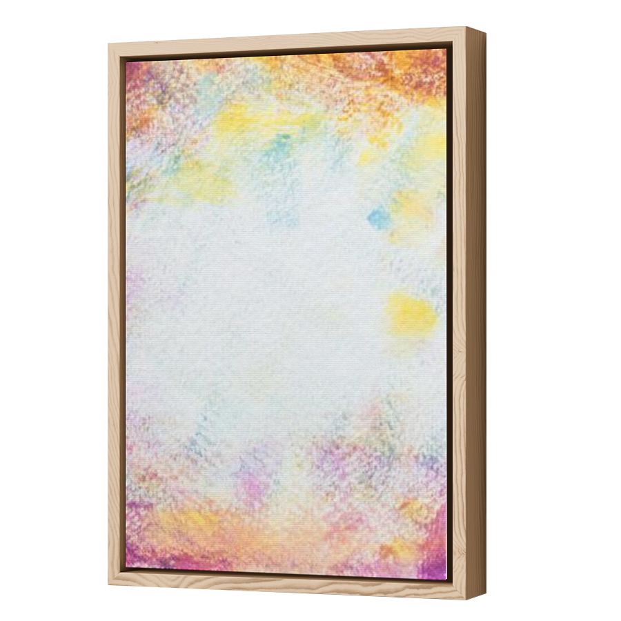 Thumbnail for Canvas - Wood Grain Floating Frame