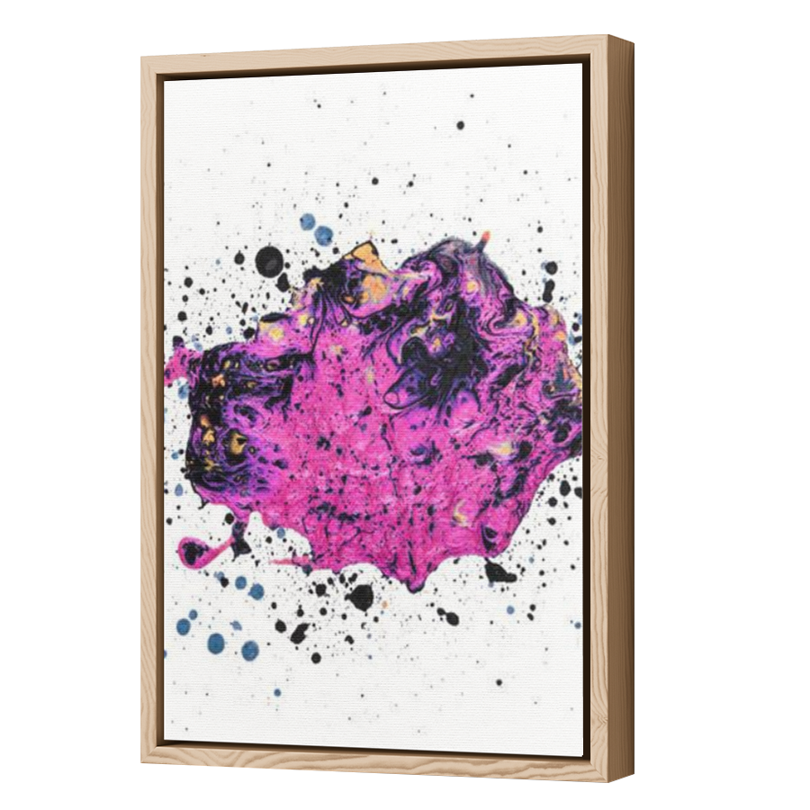 Thumbnail for Canvas - Wood Grain Floating Frame