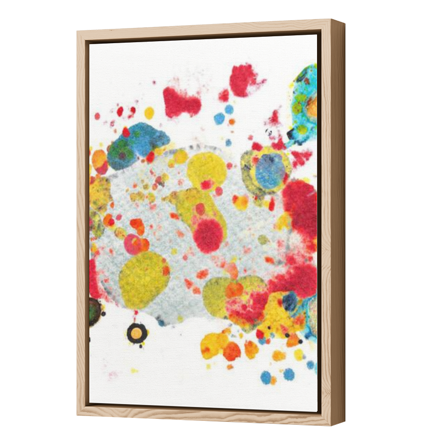 Thumbnail for Canvas - Wood Grain Floating Frame