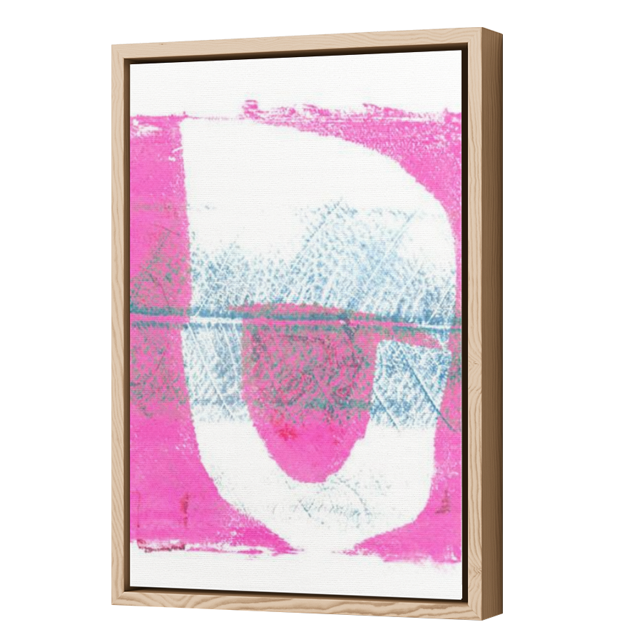 Thumbnail for Canvas - Wood Grain Floating Frame