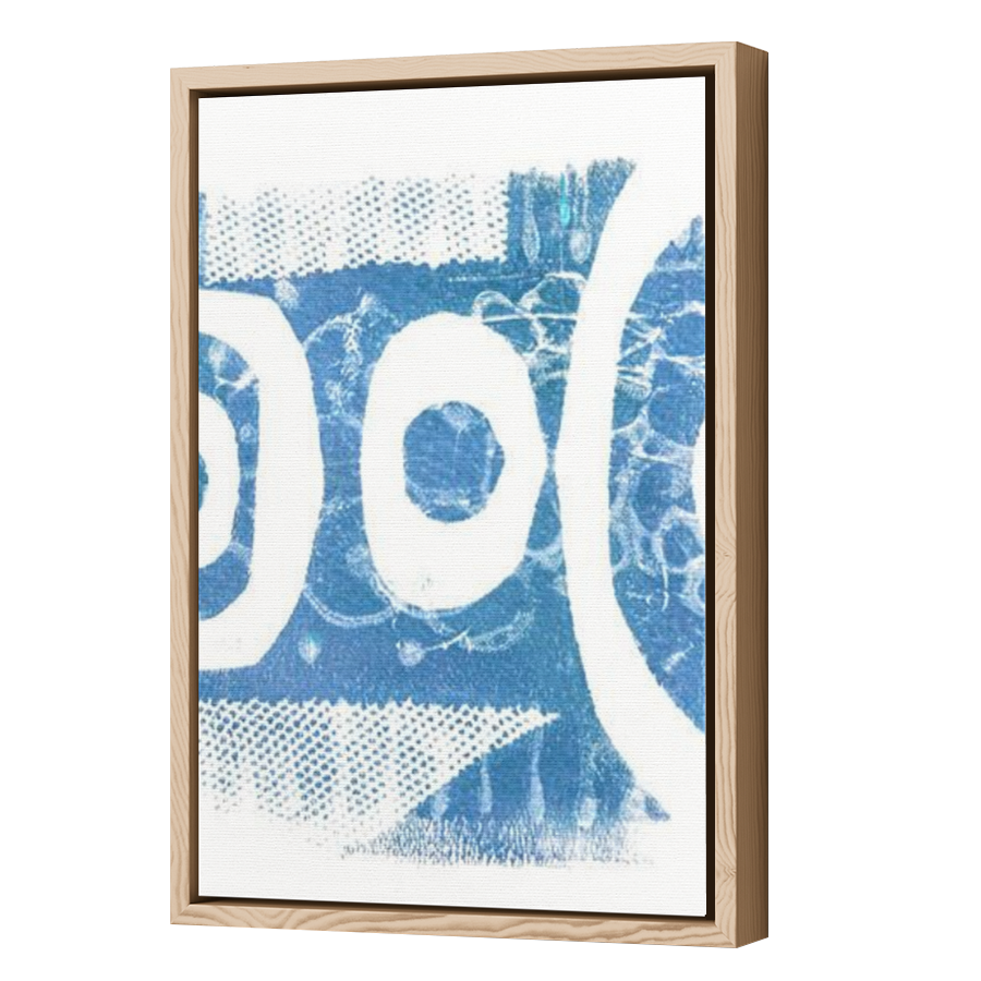 Thumbnail for Canvas - Wood Grain Floating Frame