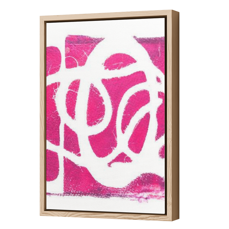 Thumbnail for Canvas - Wood Grain Floating Frame