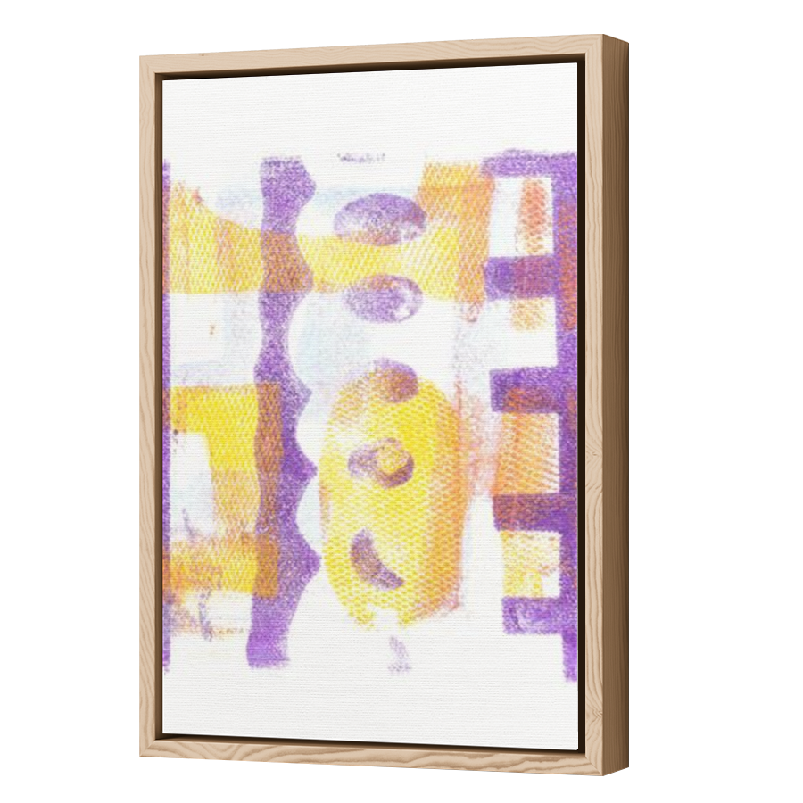 Thumbnail for Canvas - Wood Grain Floating Frame