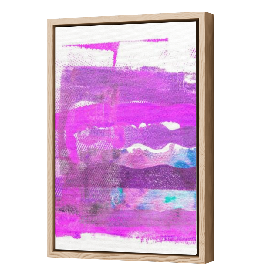 Thumbnail for Canvas - Wood Grain Floating Frame