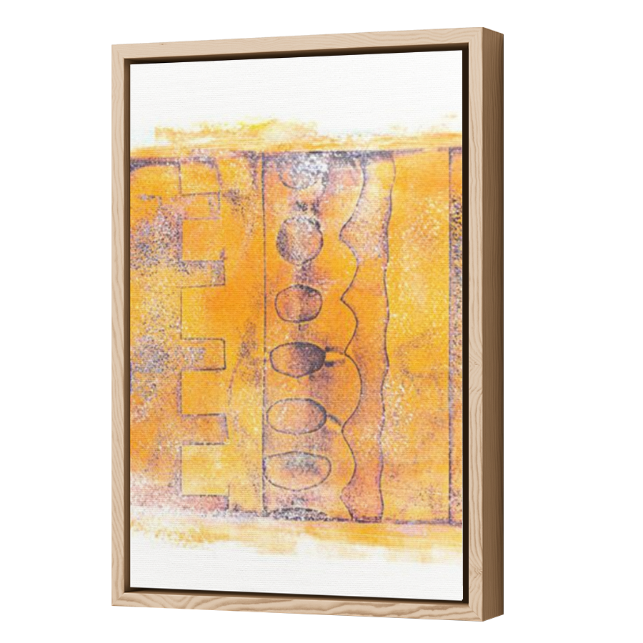 Thumbnail for Canvas - Wood Grain Floating Frame