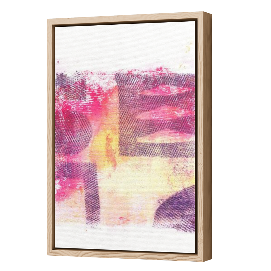 Thumbnail for Canvas - Wood Grain Floating Frame
