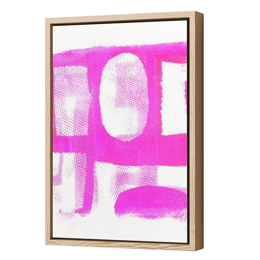 Thumbnail for Canvas - Wood Grain Floating Frame