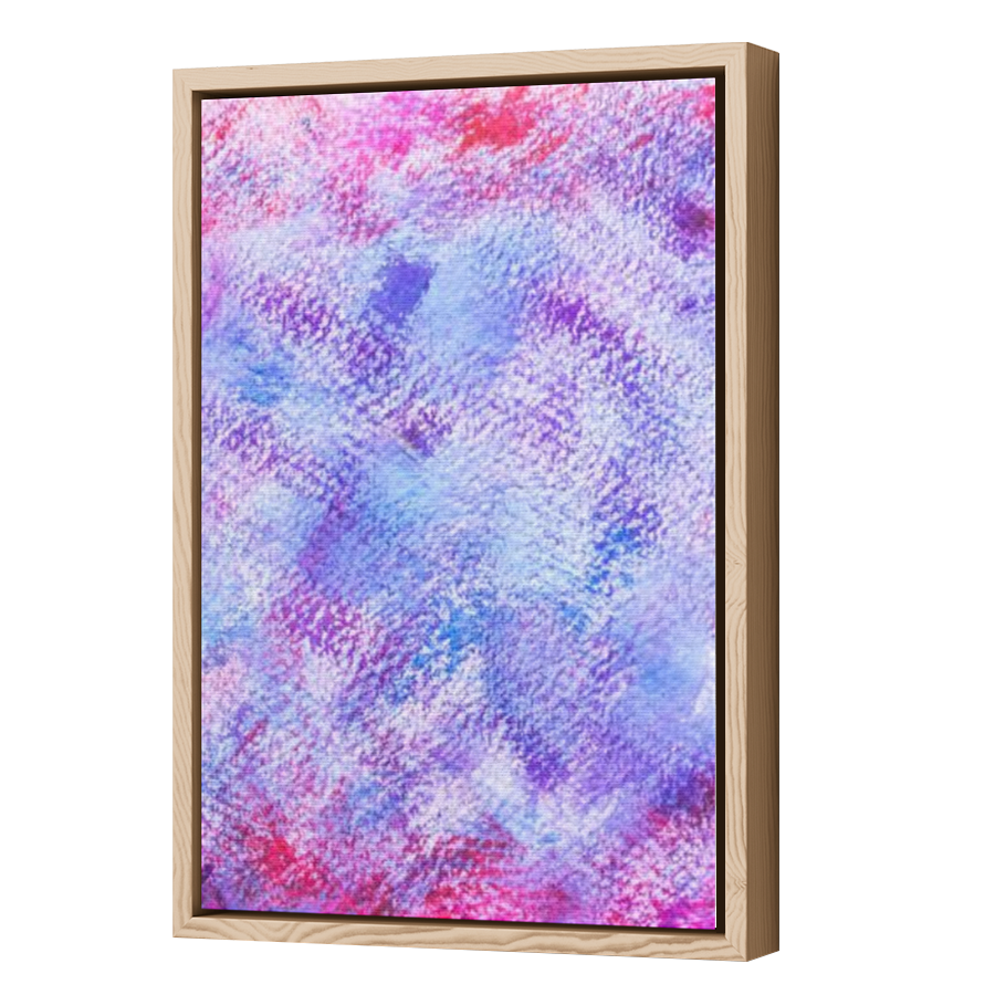 Thumbnail for Canvas - Wood Grain Floating Frame