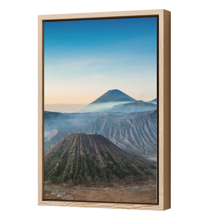 Thumbnail for Canvas - Wood Grain Floating Frame