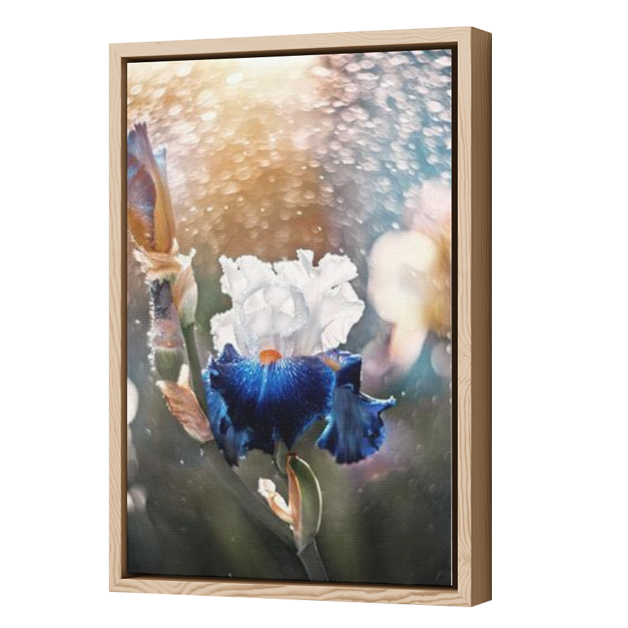 Thumbnail for Canvas - Wood Grain Floating Frame