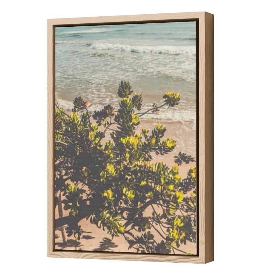 Thumbnail for Canvas - Wood Grain Floating Frame