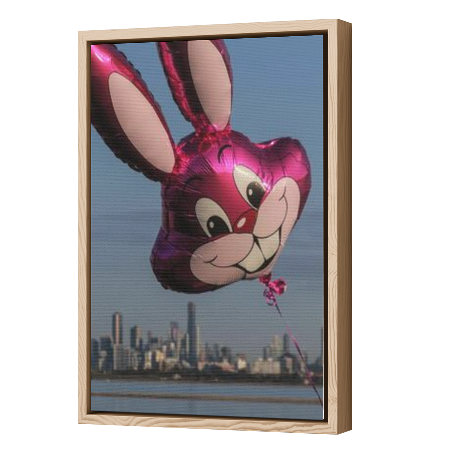 Thumbnail for Canvas - Wood Grain Floating Frame