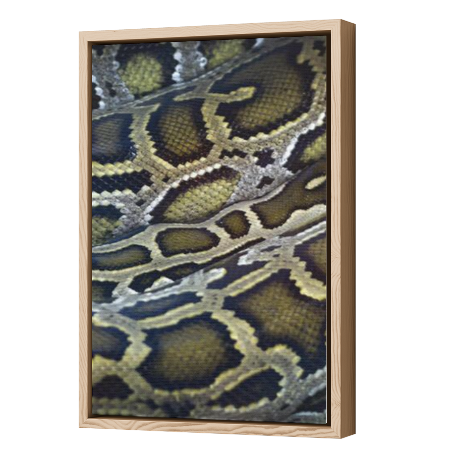 Thumbnail for Canvas - Wood Grain Floating Frame