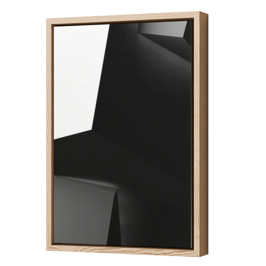 Thumbnail for Canvas - Wood Grain Floating Frame
