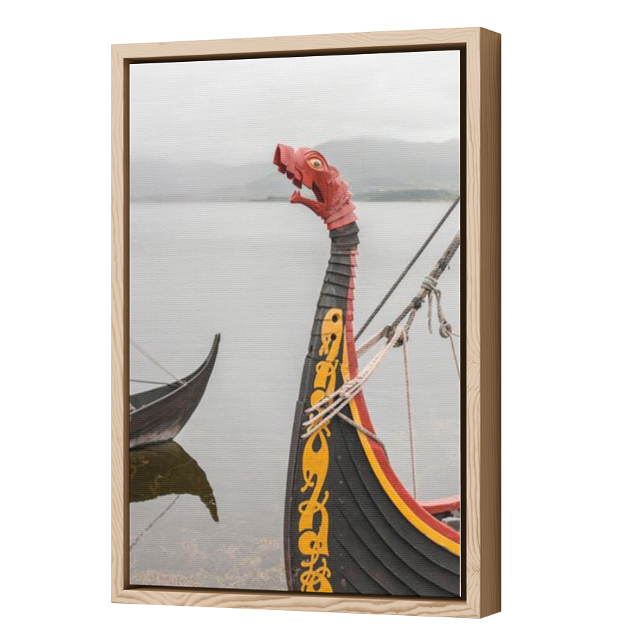 Thumbnail for Canvas - Wood Grain Floating Frame