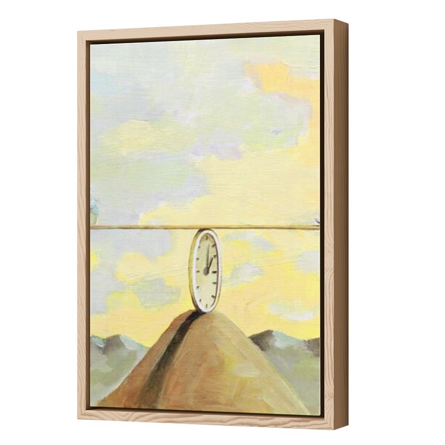 Thumbnail for Canvas - Wood Grain Floating Frame