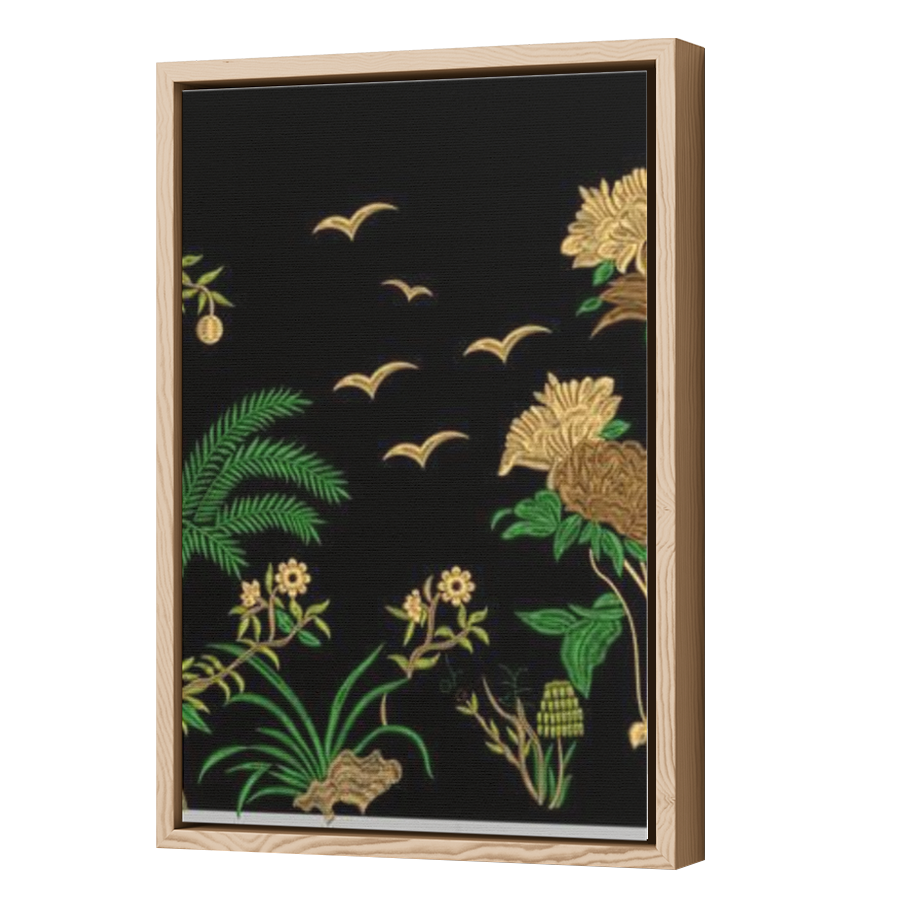 Thumbnail for Canvas - Wood Grain Floating Frame