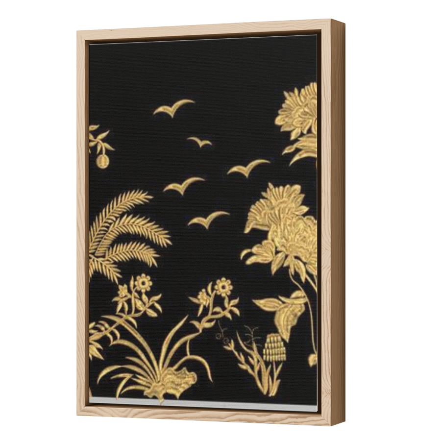 Thumbnail for Canvas - Wood Grain Floating Frame