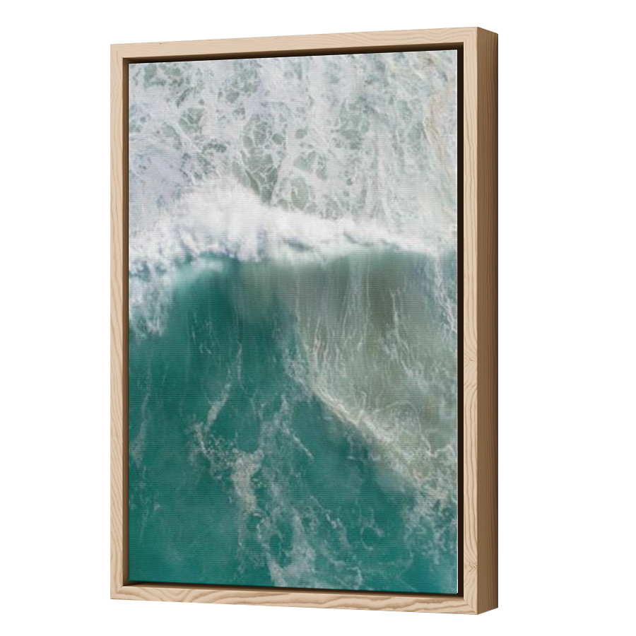 Thumbnail for Canvas - Wood Grain Floating Frame