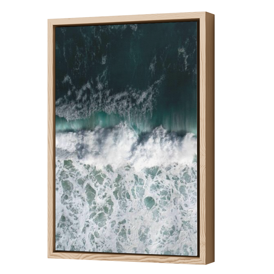 Thumbnail for Canvas - Wood Grain Floating Frame