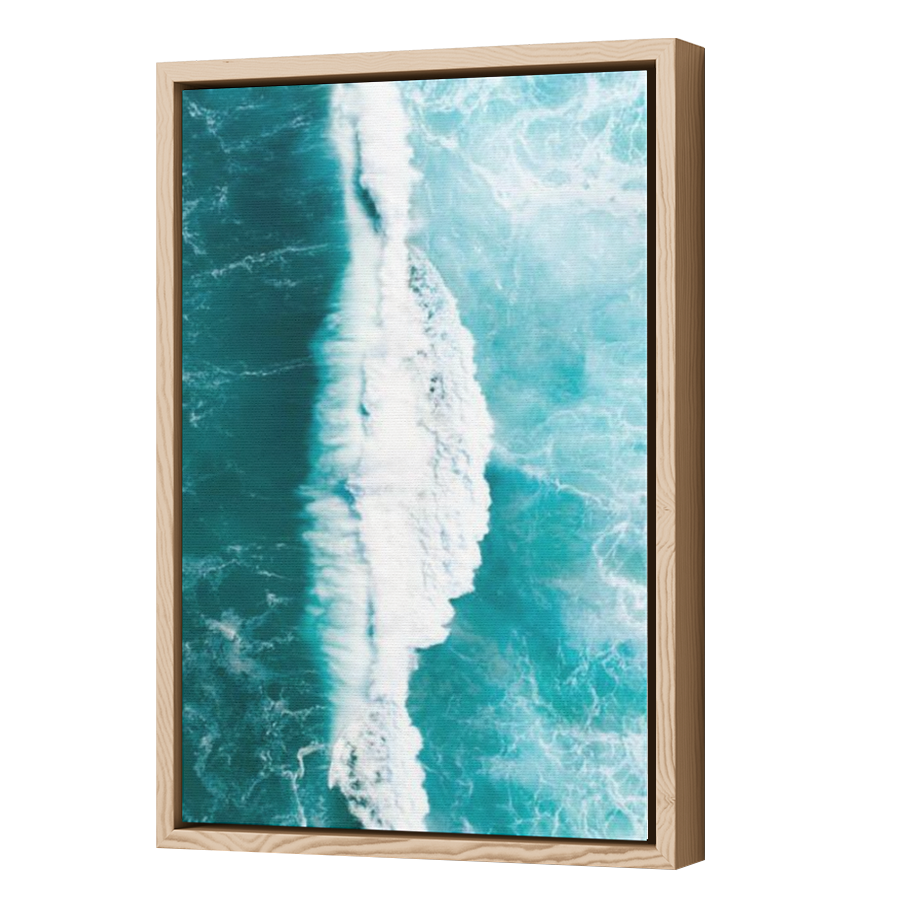 Thumbnail for Canvas - Wood Grain Floating Frame