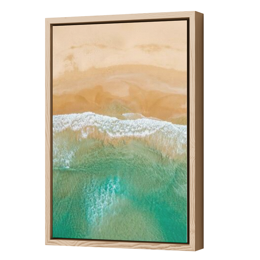 Thumbnail for Canvas - Wood Grain Floating Frame