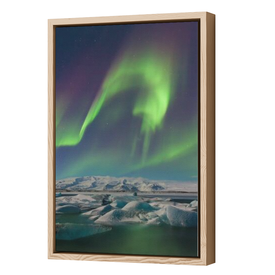 Thumbnail for Canvas - Wood Grain Floating Frame