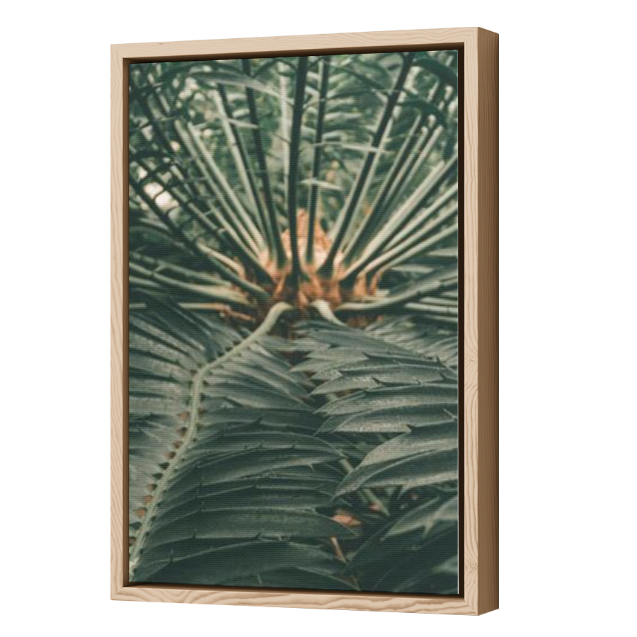 Thumbnail for Canvas - Wood Grain Floating Frame