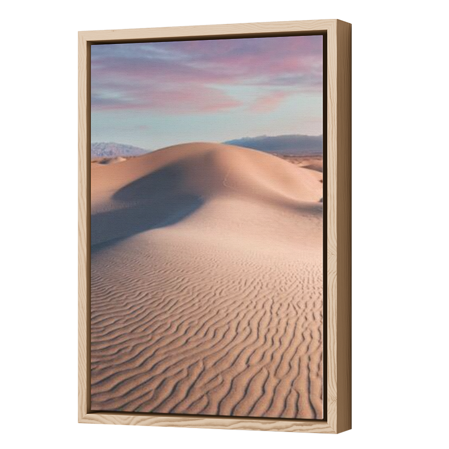 Thumbnail for Canvas - Wood Grain Floating Frame