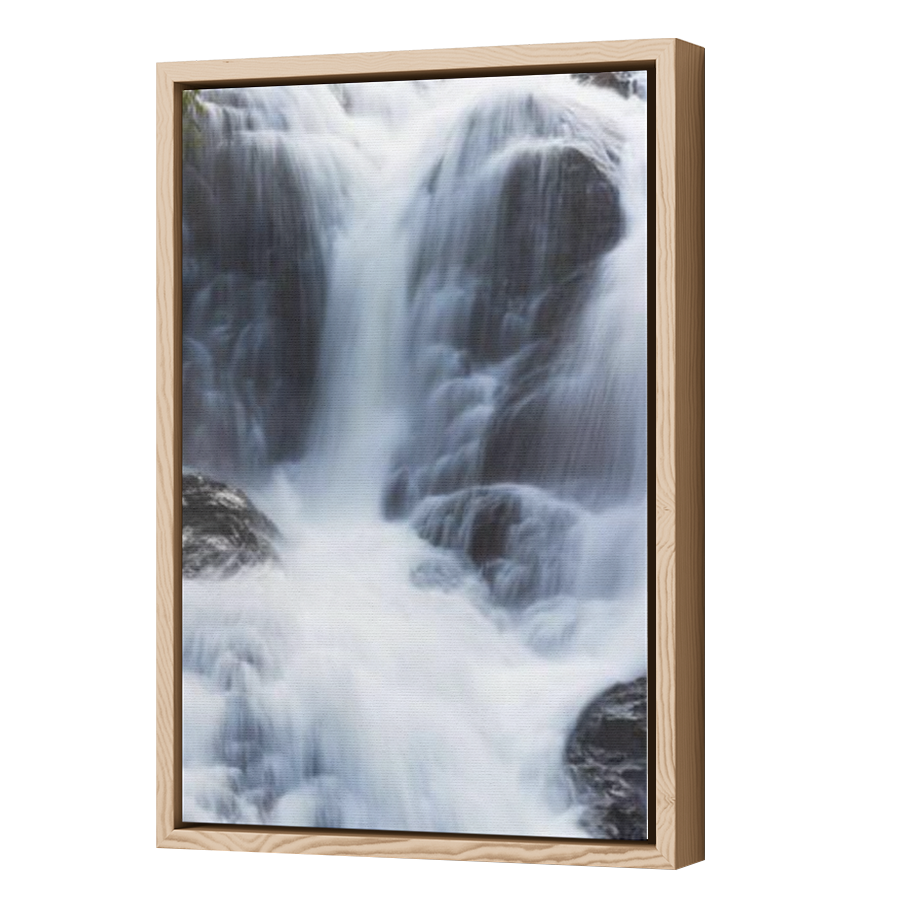 Thumbnail for Canvas - Wood Grain Floating Frame