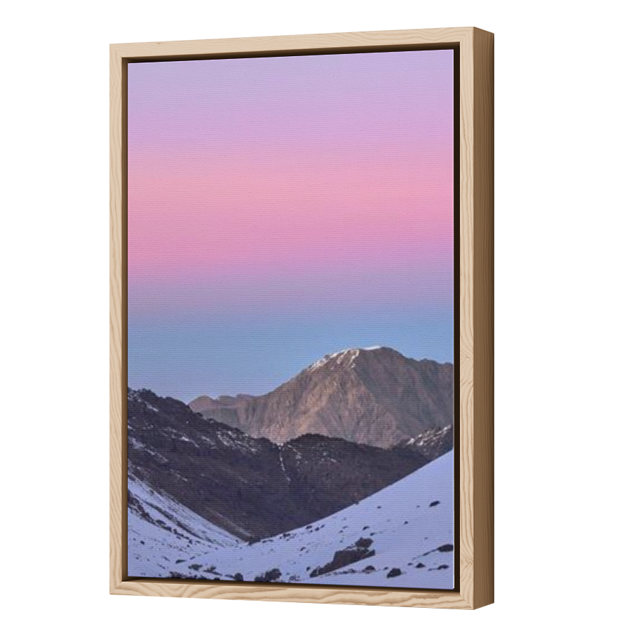 Thumbnail for Canvas - Wood Grain Floating Frame