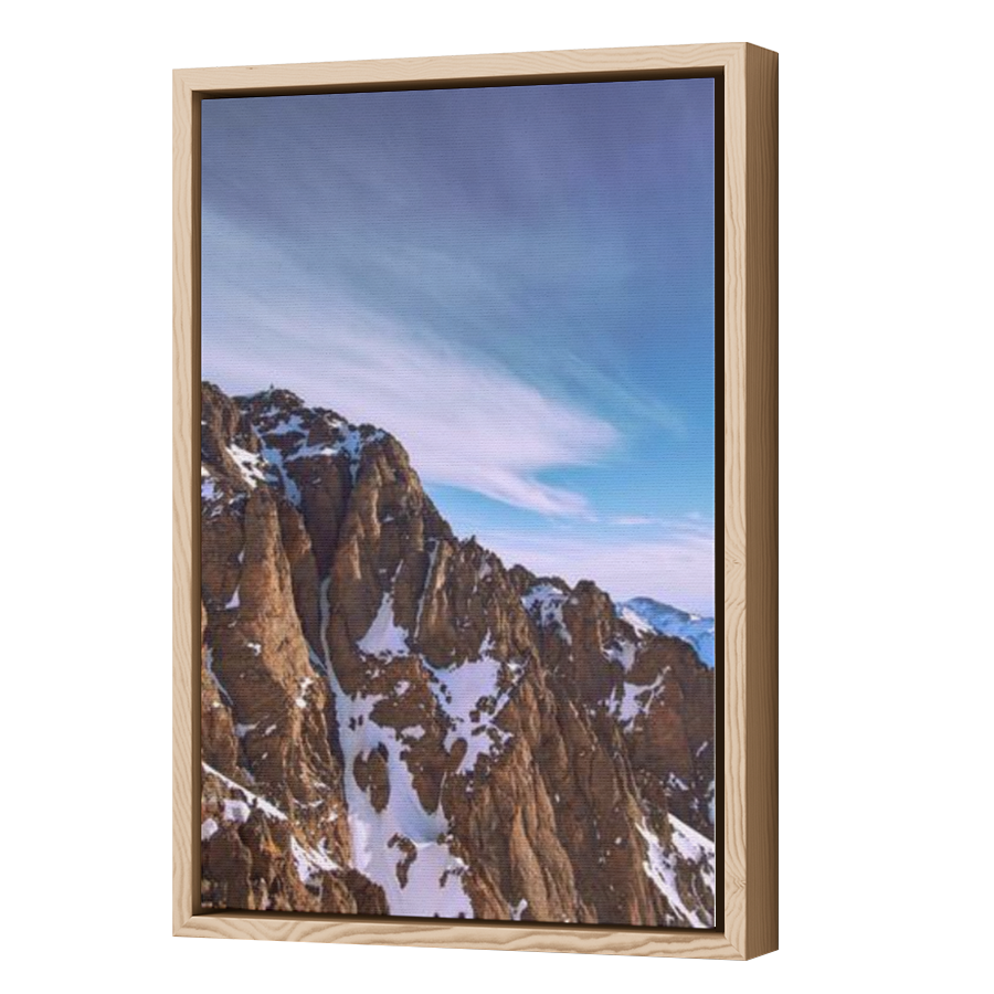 Thumbnail for Canvas - Wood Grain Floating Frame