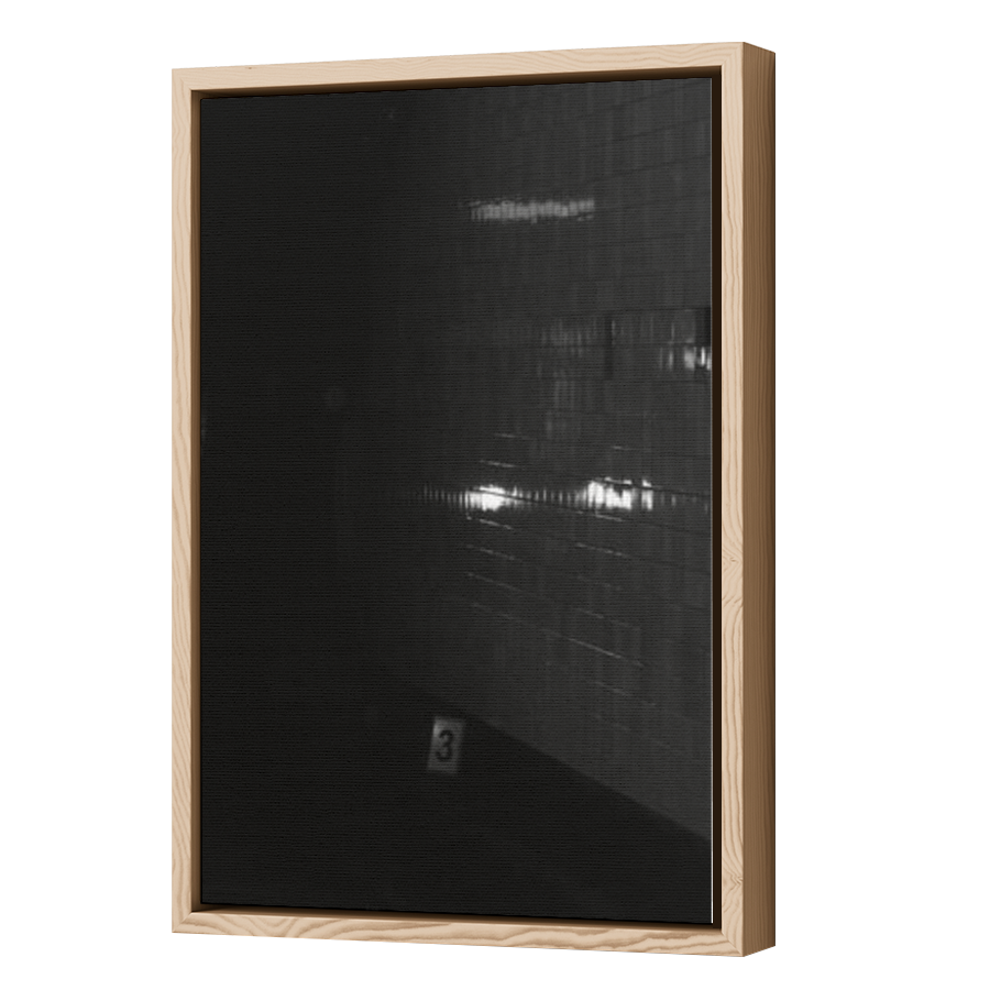 Thumbnail for Canvas - Wood Grain Floating Frame