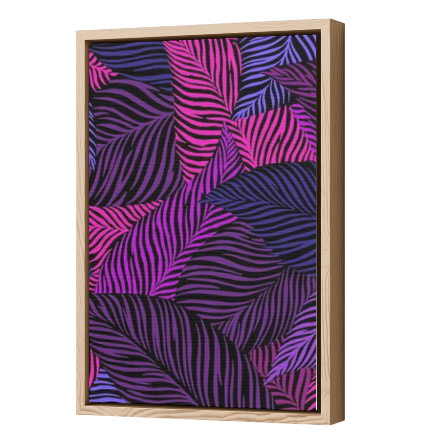 Thumbnail for Canvas - Wood Grain Floating Frame