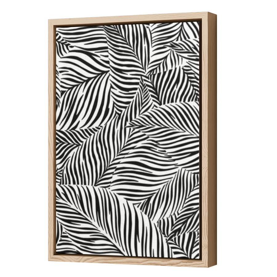 Thumbnail for Canvas - Wood Grain Floating Frame