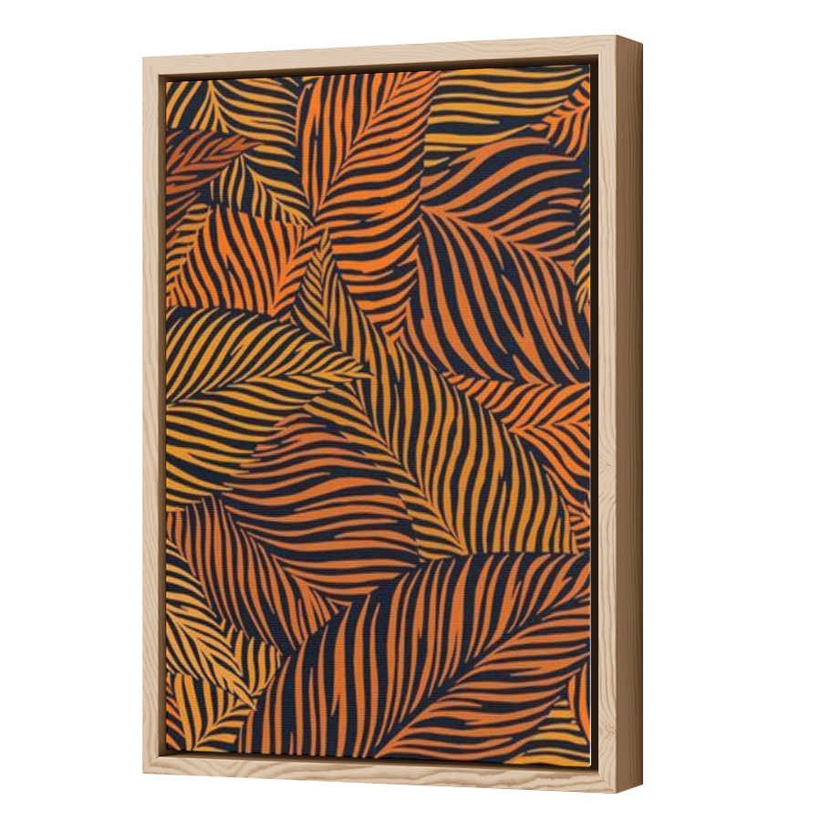 Thumbnail for Canvas - Wood Grain Floating Frame