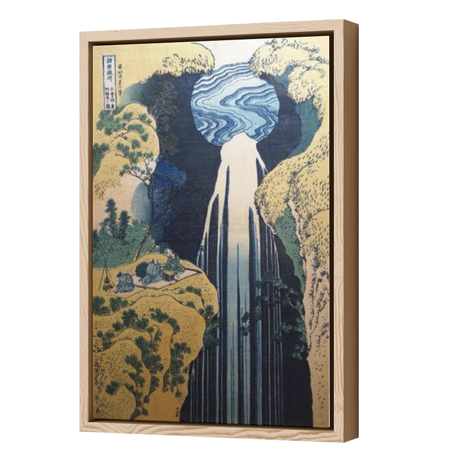 Thumbnail for Canvas - Wood Grain Floating Frame