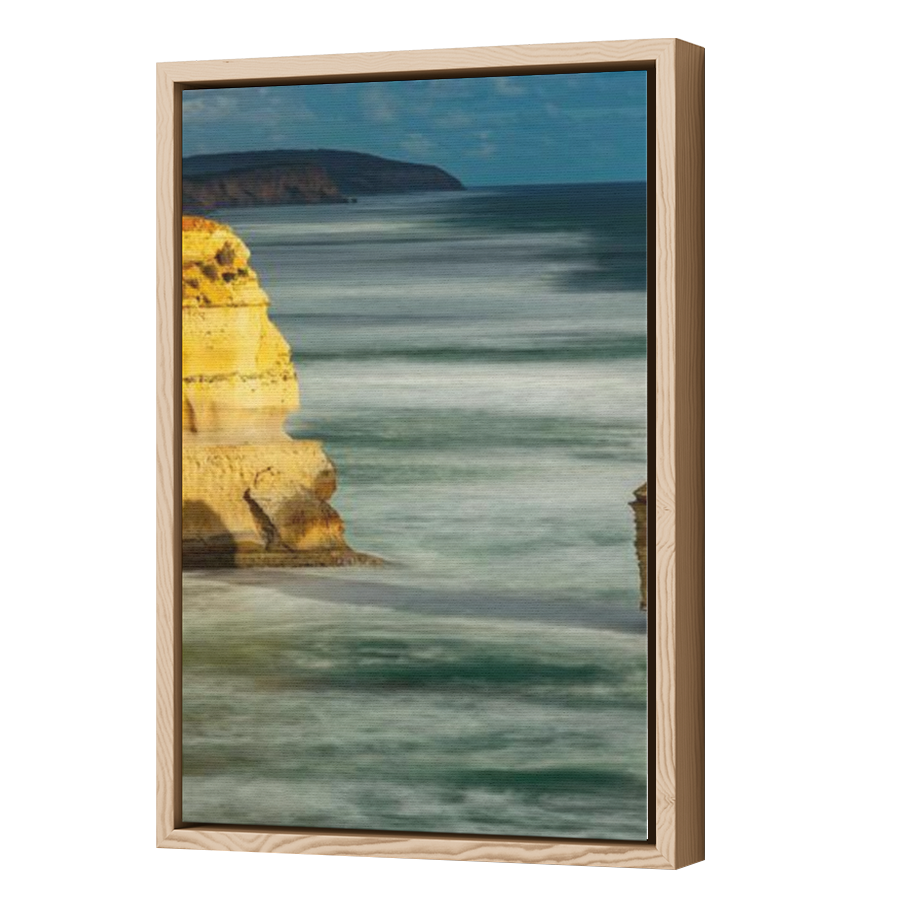 Thumbnail for Canvas - Wood Grain Floating Frame