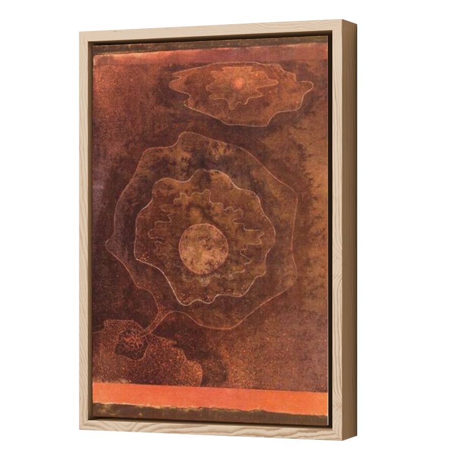 Thumbnail for Canvas - Wood Grain Floating Frame